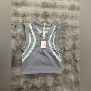 NWT Free People Movement Free Kick Crop Henley Top XS/S